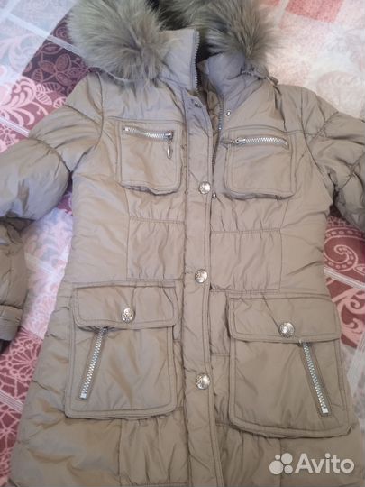 Куртка для девочки зима 140