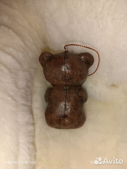 Милый медвежонок. Ручная работа. Папье-маше