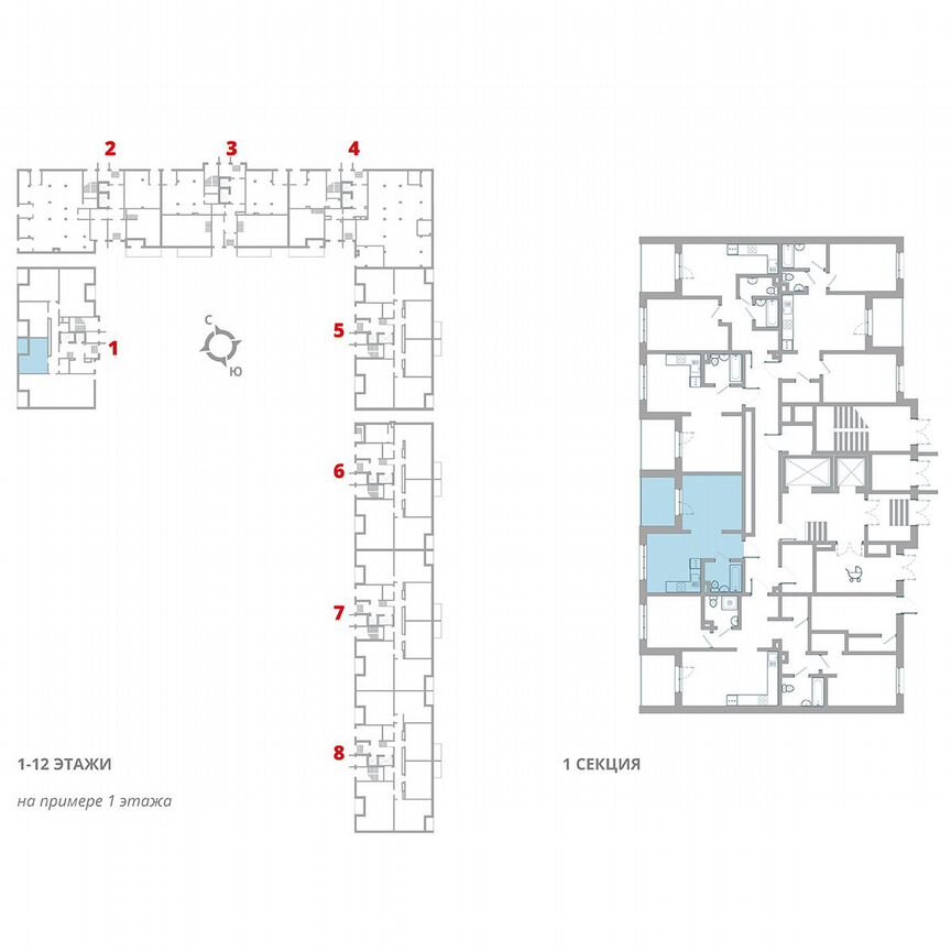 Квартира-студия, 33,1 м², 11/12 эт.