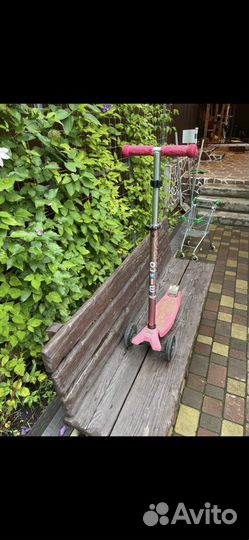 Самокат макси микро детский трехколесный бу