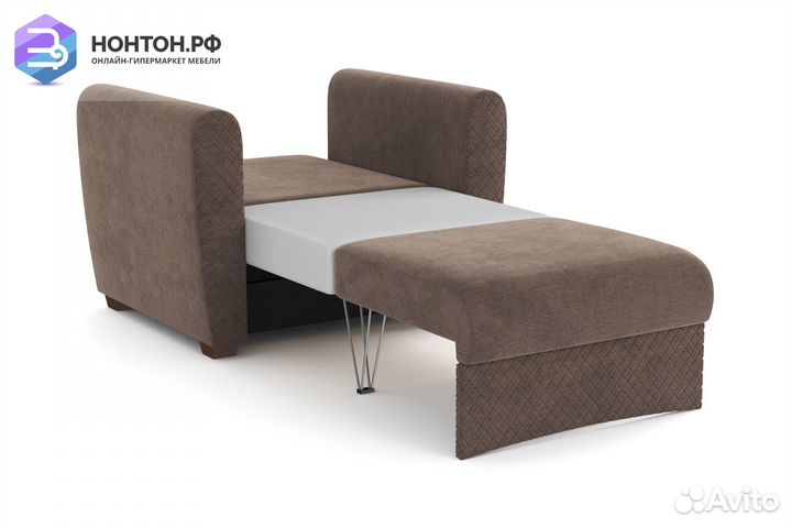 Кресло пантограф Эдвин коричневое