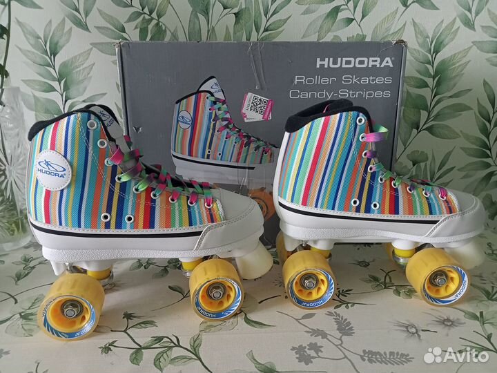 Новые немецкие ролики-квады Hudora 38 (abec7)