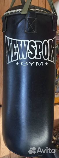 Кожаный боксерский мешок