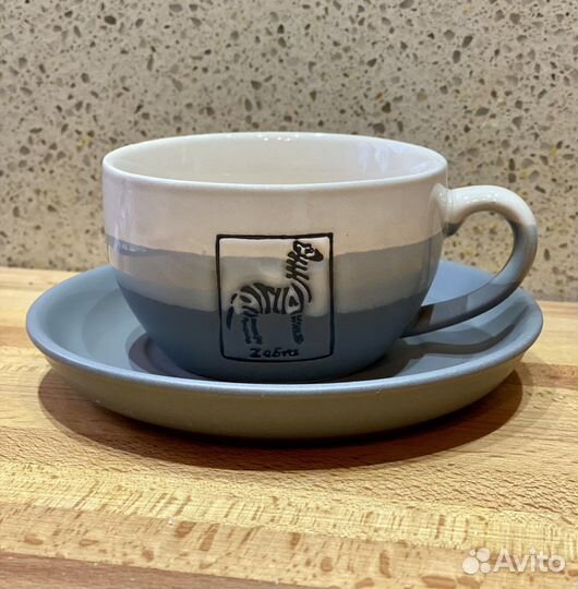 Набор-бар для капучино чашки с блюдцем