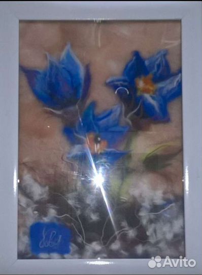 Картины из шерсти