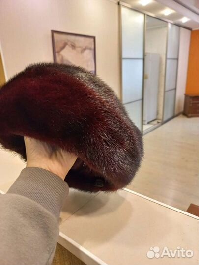 Берет норковый