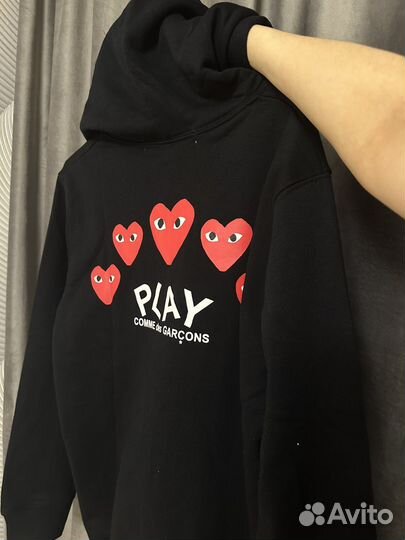 Зип худи толстовка play comme des garcons