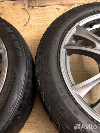 Диски R17 5x114.3 dia60.1 et40 на зиме 225/50