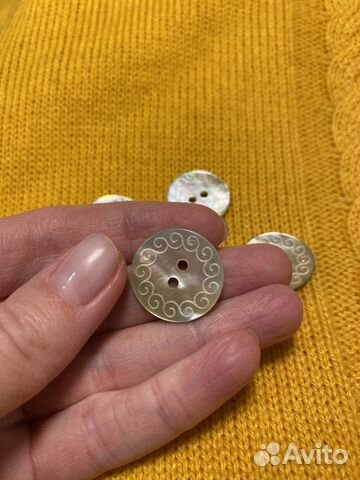 Перламутровые пуговицы с рисунком