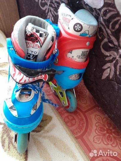 Роликовые коньки детские раздвижные