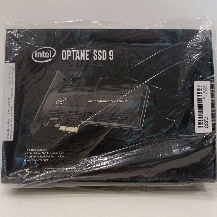 [SSDPED1D280GAX1] Ssd Optane 900p Series 280gb Ssdped1d280gax1