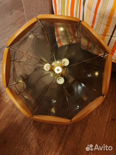 Люстра абажур стекло