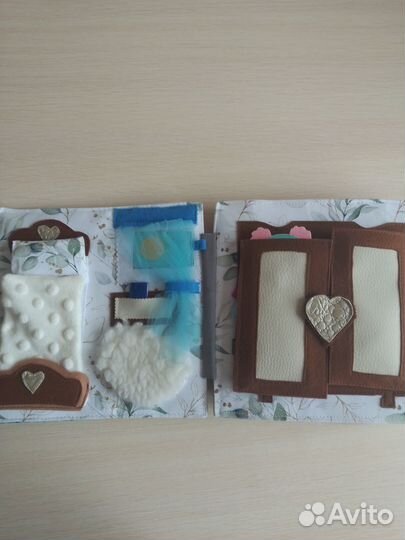 Развивающая книга из фетра 