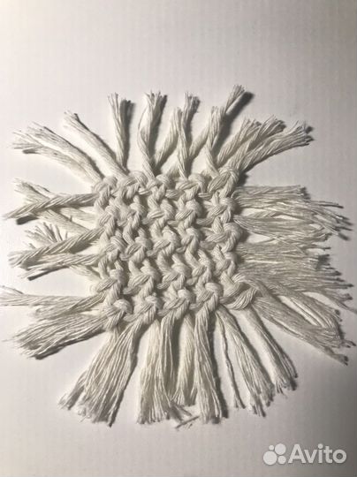 Мини коврик макраме