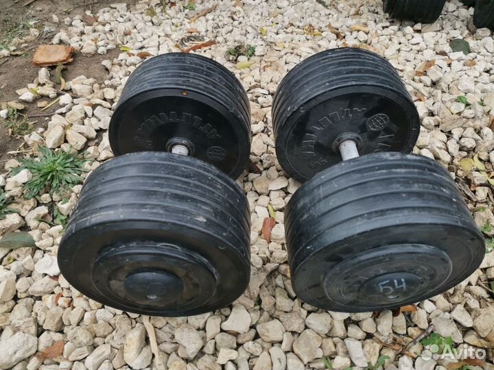 Гантели разборные 54 кг каждая