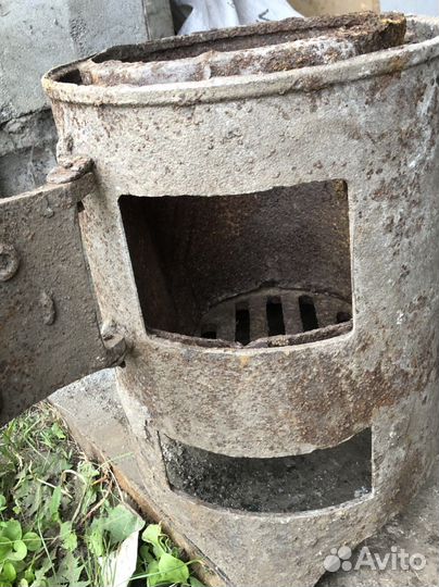 Печь буржуйка чугунная СССР
