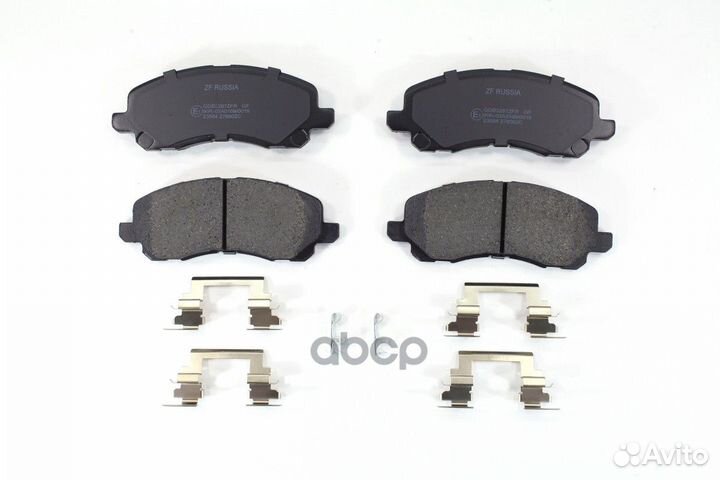 Колодки тормозные дисковые перед GDB3287ZFR ZF