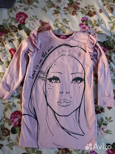 Платье для девочки 122/128