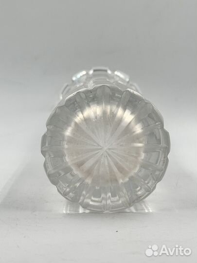Ваза старинная резное стекло хрусталь СССР Быт