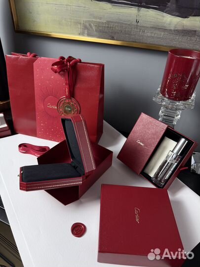 Коробка оригинал для кулона подвески Cartier