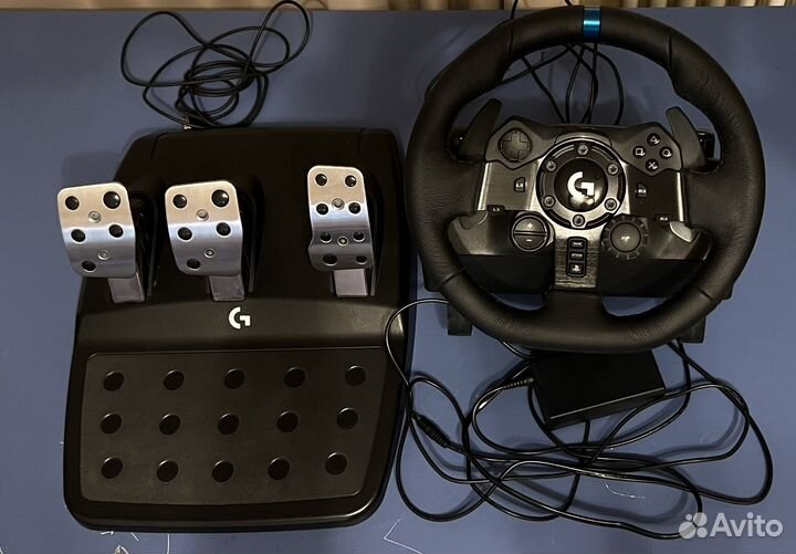 Руль logitech g923 (комплект руль + педали)