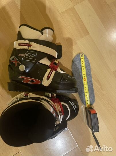 Горные лыжи детские 100 комплект