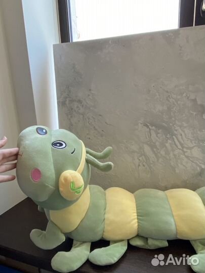 Мягкая детская игрушка Гусеница