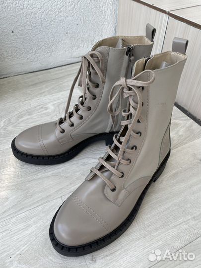 Полусапожки ботинки Theory натур кожа США