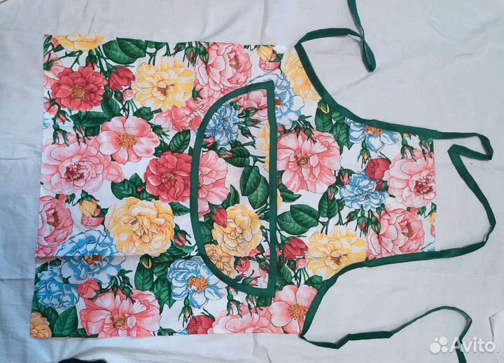 Кухонный фартук рогожка, хлопок