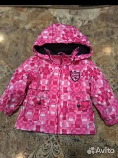 Демисезонный костюм для девочки 86