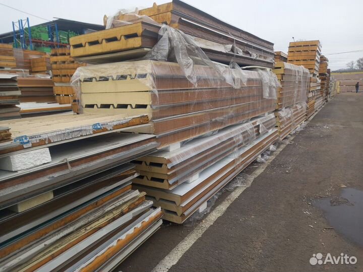 Сэндвич панели бу в наличии на складе