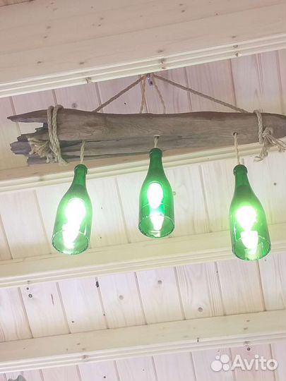 Бутылка плафон для светильника