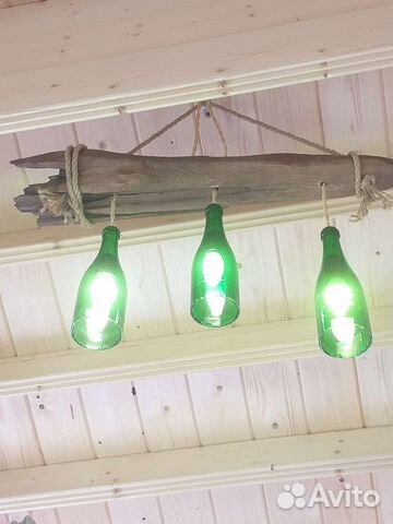 Бутылка плафон для светильника