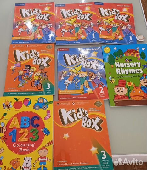 Учебники Kid's Box 1,2,3