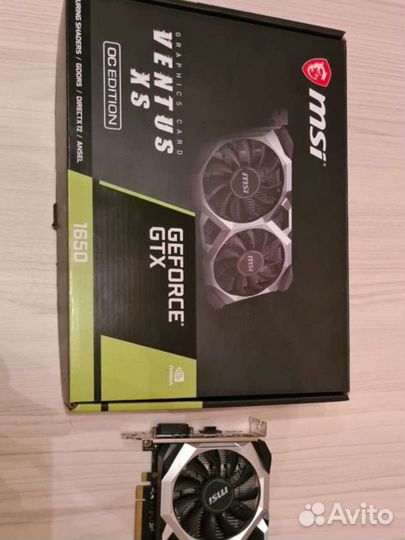 Видеокарта gtx 1650 4gb