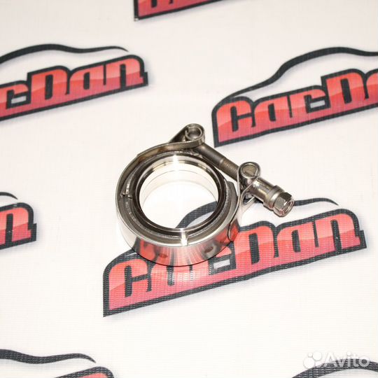 V-band хомут с фланцами 2 (51мм) с проточкой