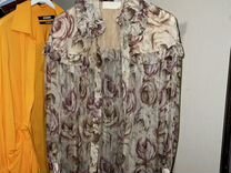 Шифоновая блузка с рюшами yana dress