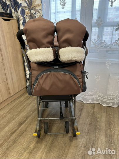 Санки коляска ника kids