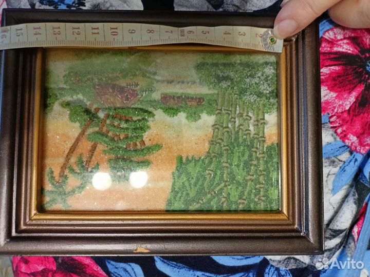 Картина из крошки драгоценных камней Камбоджа