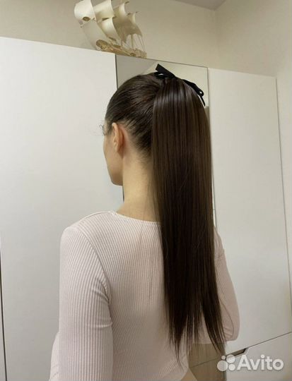 Хвост-шиньон из японского канекалона, 50 см