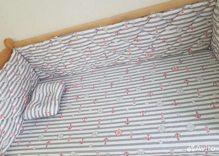 Бортики в детскую кроватку бу