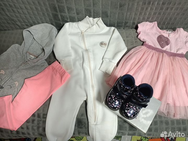 Вещи для девочки, рост 80-86 б/у
