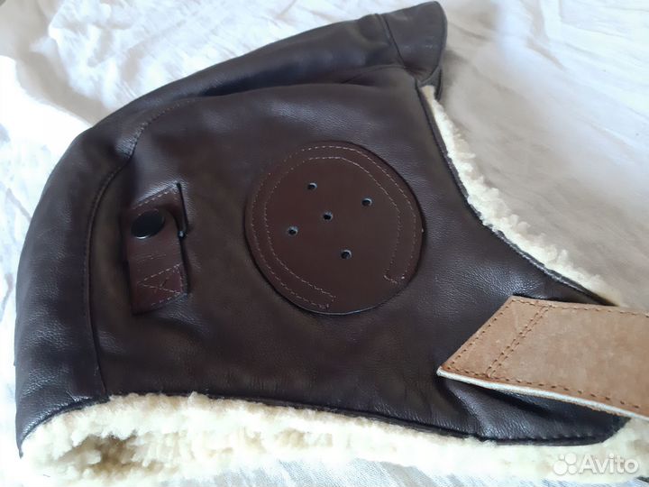 Кожаный шлем пилота из аниме «Небесные тихоходы»