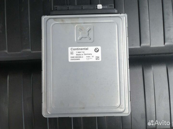 Эбу DME BMW X5M X6M E70 E71 Блок двигателя S63