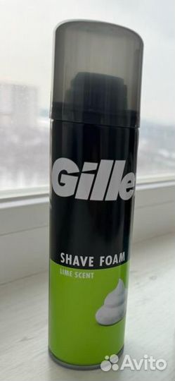 Пена для бритья gillette, лайм 200 мл х6шт