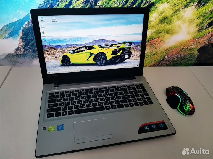 Мощный для игр 2 видеокарты, 8gb, SSD Lenovo