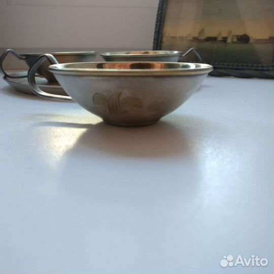 Кофейный набор СССР мельхиор