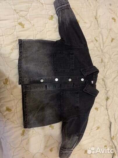 Джинсовая рубашка оверсайз р-р90