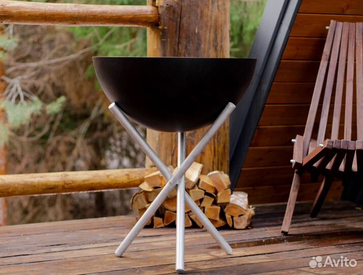 Мангальная зона, гриль стол