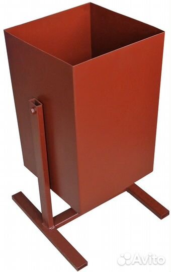 Металлическая поворотная урна